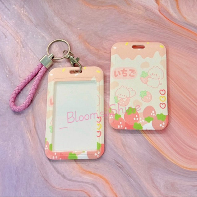 

{STRAWBERRY} Id card holder | card id holder | tempat kartu | photocard | photo card