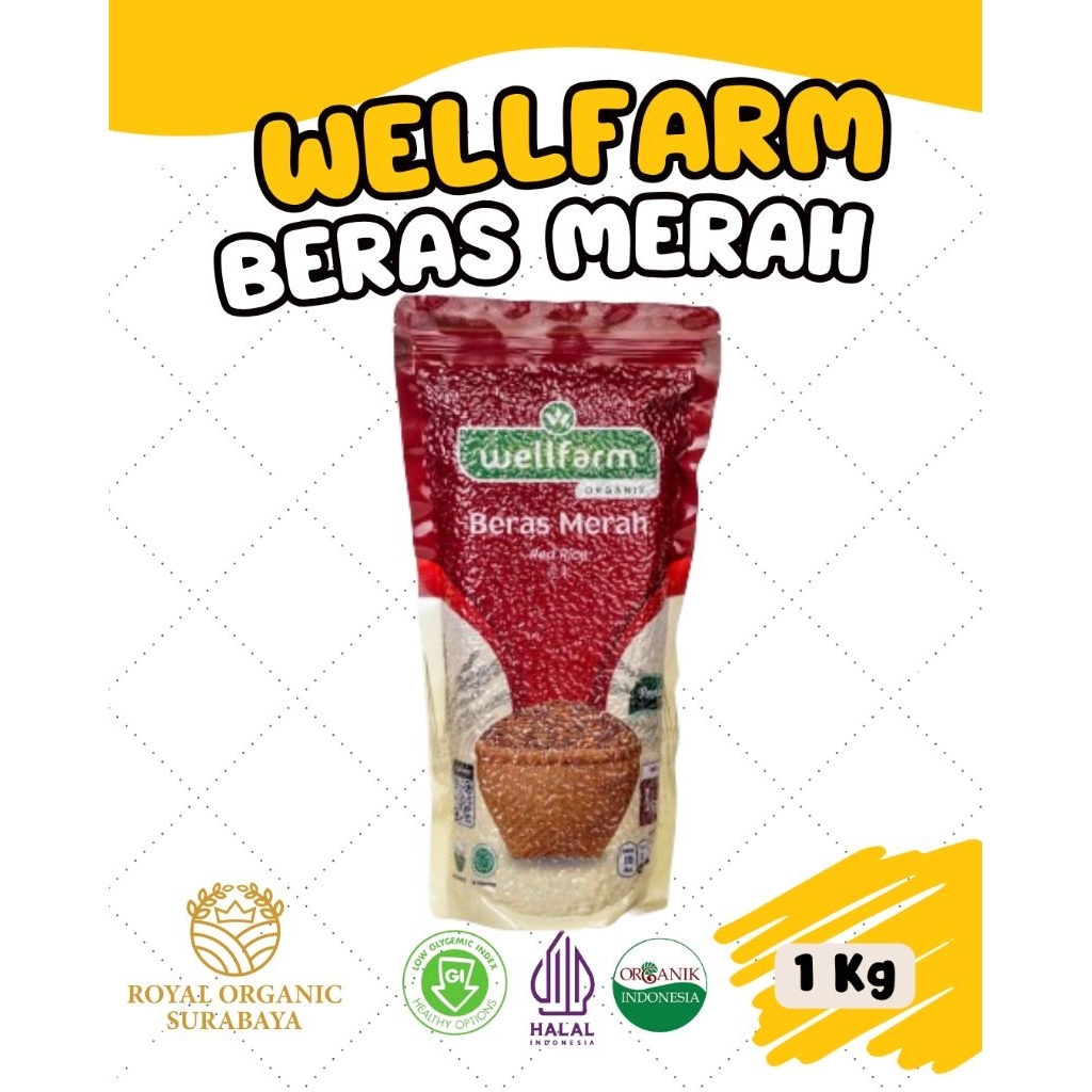 

Beras Merah Organik WELLFARM