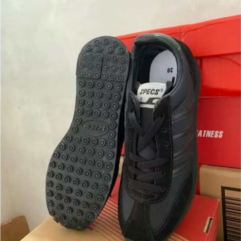 TERLARIS Sepatu sekolah specs 104 hitam original 35-44 BISA COD DI TEMPAT