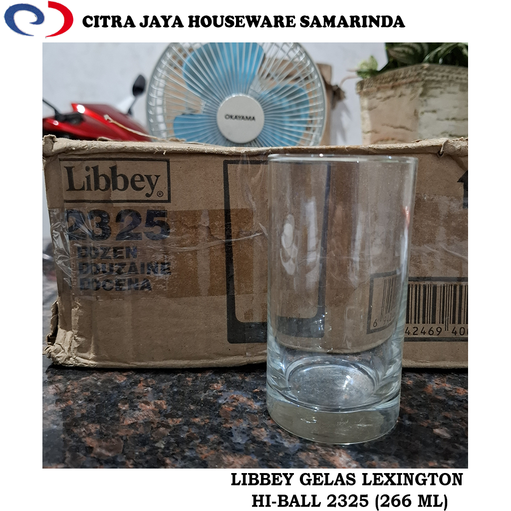 Gelas Kaca Lexington Hi-Ball LIBBEY 2325 (266 ML) Per 6 Pcs
