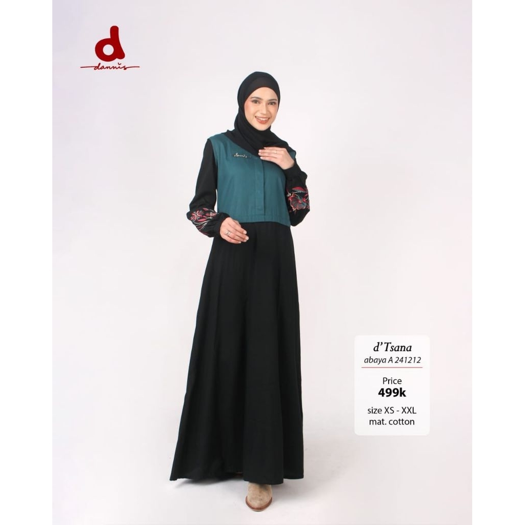 ABAYA TERBARU DANNIS BORDIR