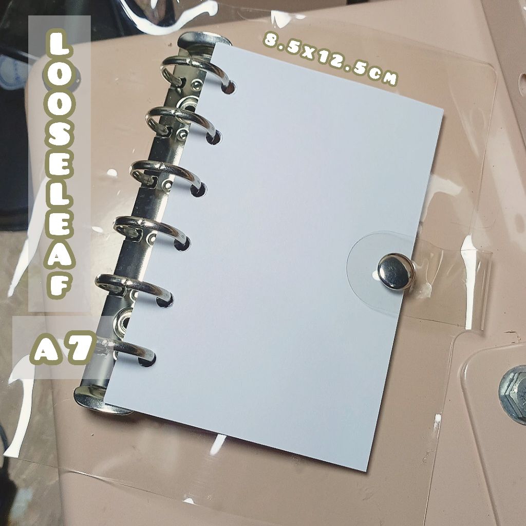 

Kertas Isi Binder A7 8,5cm x 12,5cm Loose Leaf A7 50 lembar