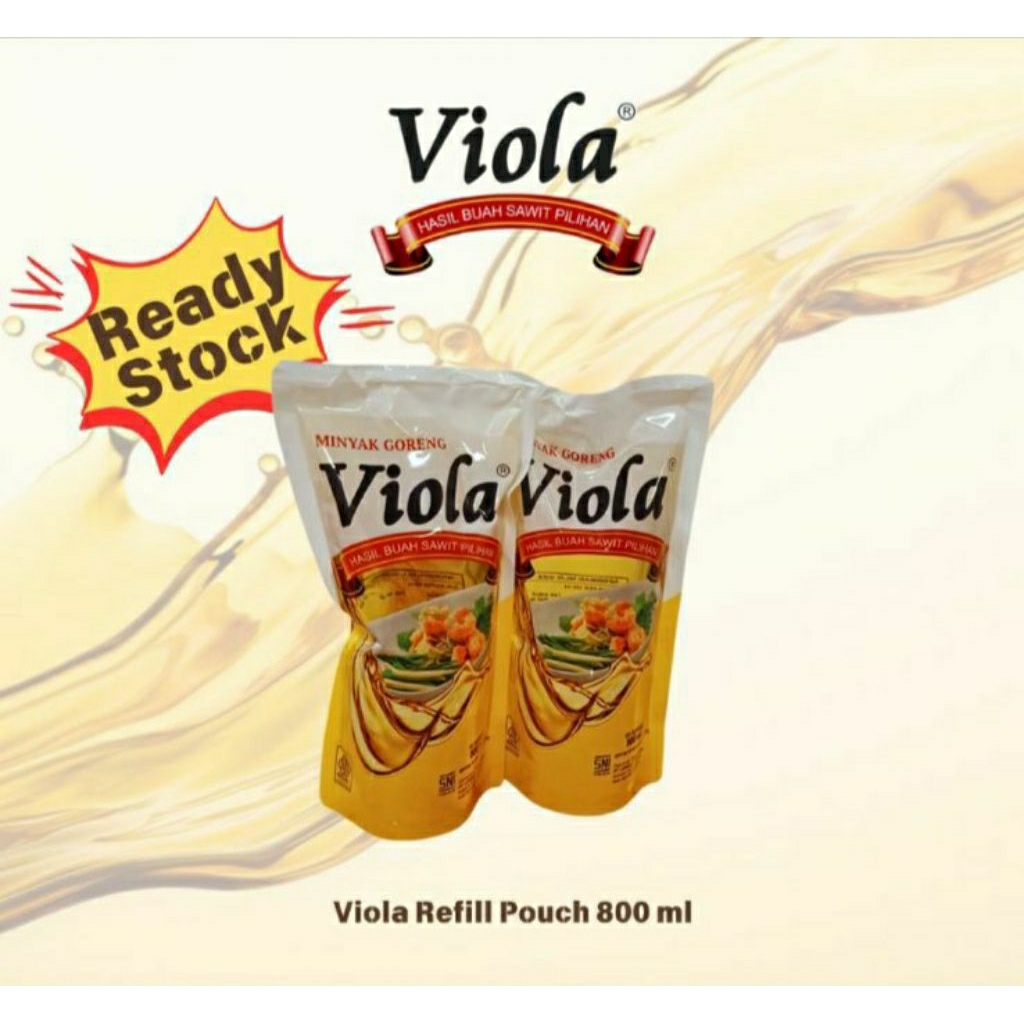 

minyak goreng viola 800 ml pouch 1 dus