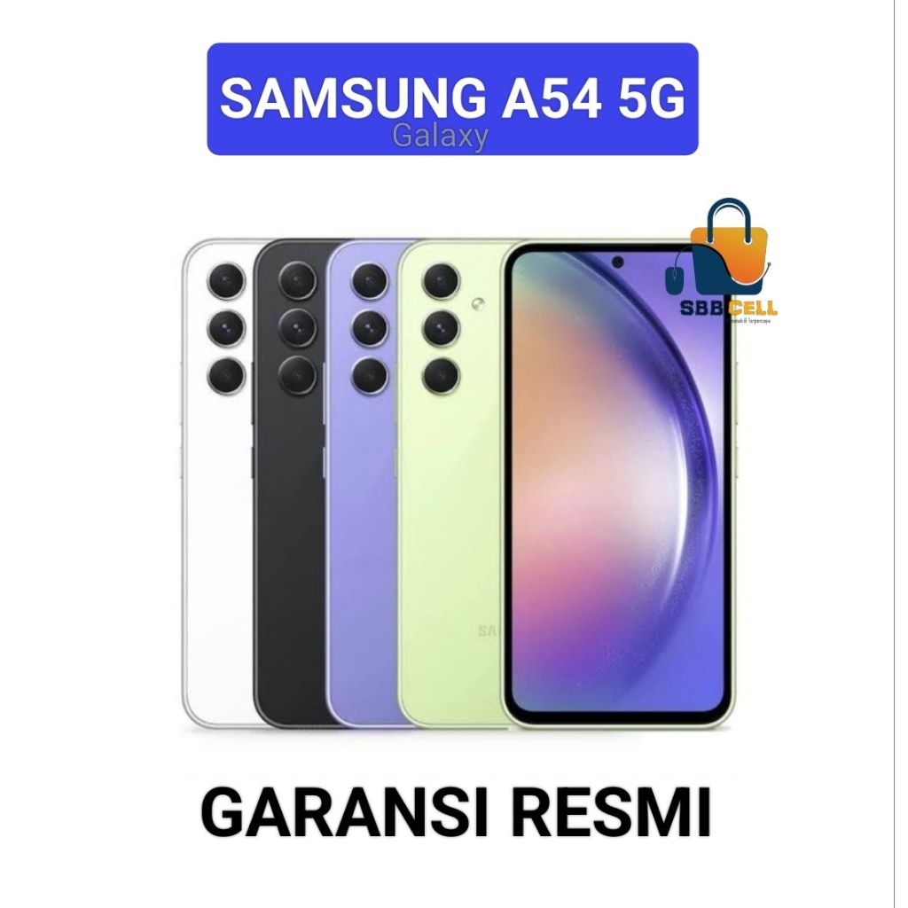 HP SAMSUNG GALAXY A54 5G 8/256 GB - SAMSUNG A54 5G RAM 8GB ROM 256GB GARANSI RESMI