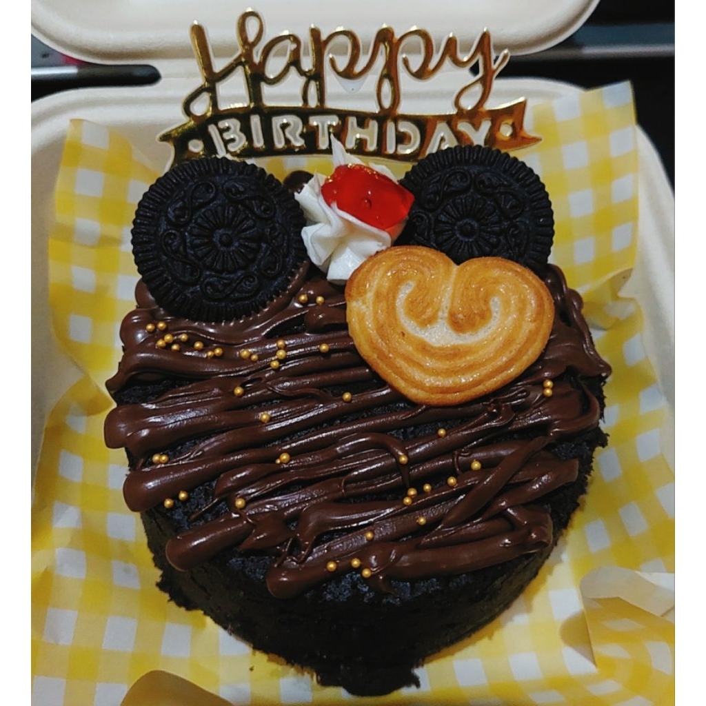 

bento cake brownis..best seller..kue ulang tahun mini