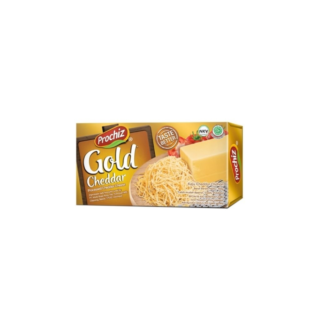 

Prochiz Gold Keju Cheddar Olahan Box 160g