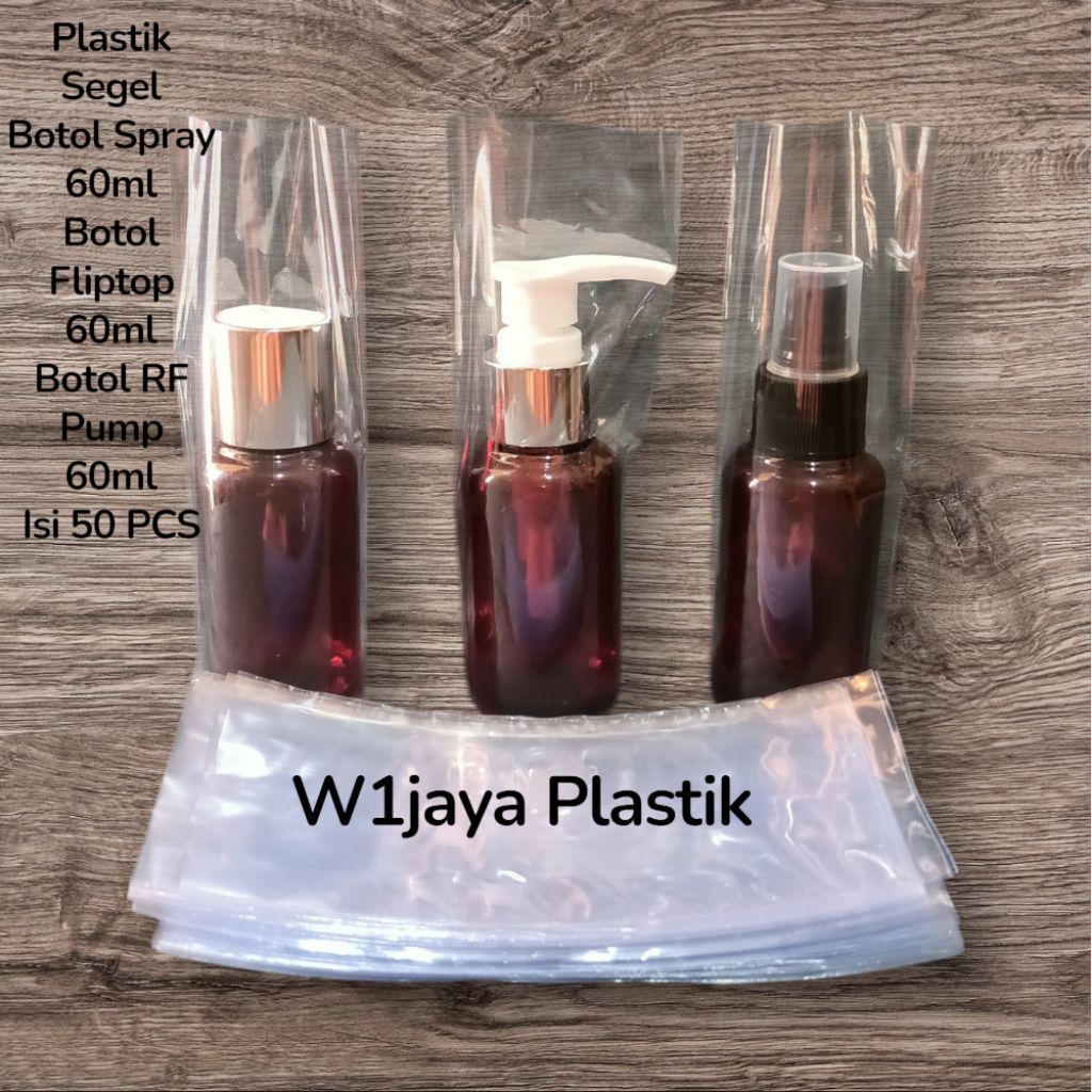 Plastik Segel Botol Spray , Fliptop , RF Pump 60ml