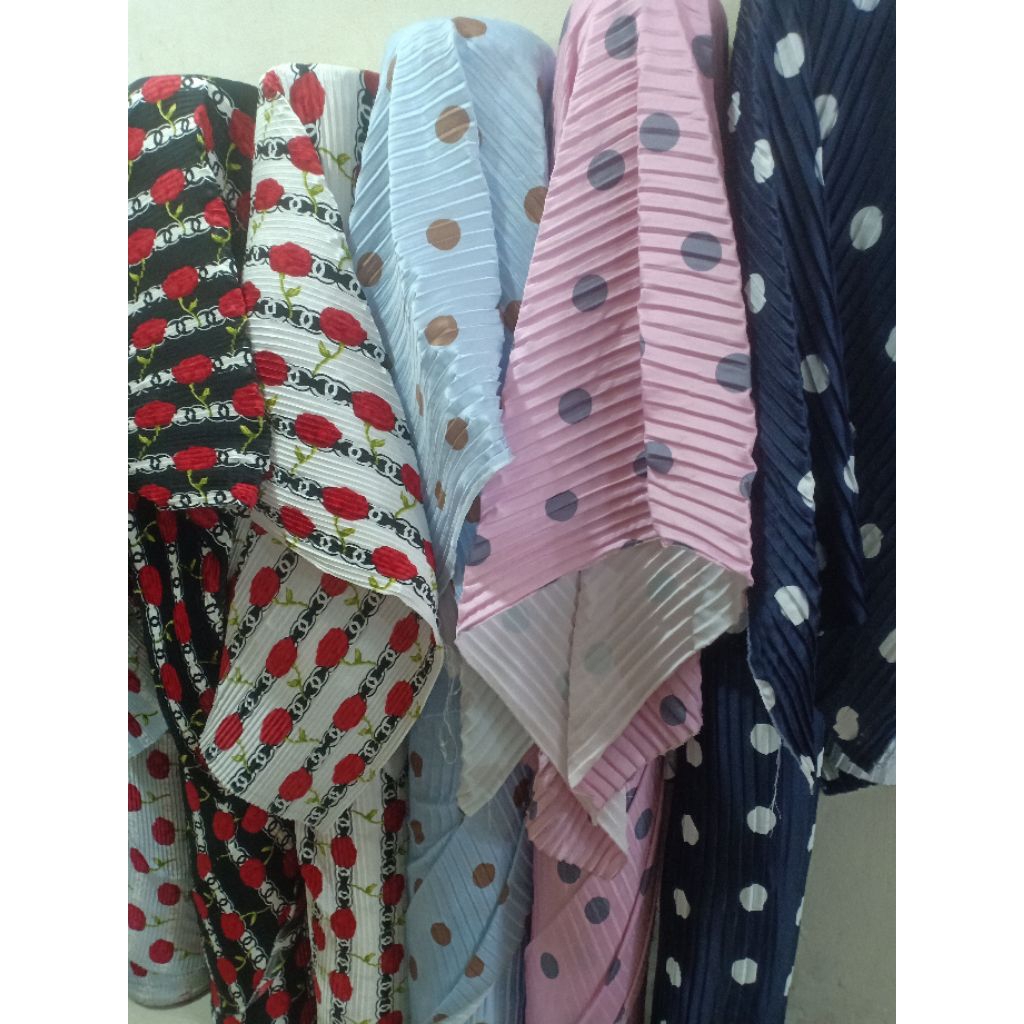 KAIN PLISKET SILK/KAIN PLISKET BUNGA/KAIN PLISKET MOTIF/KAIN PLISKET IMPORT/PLISKET PREMIUM