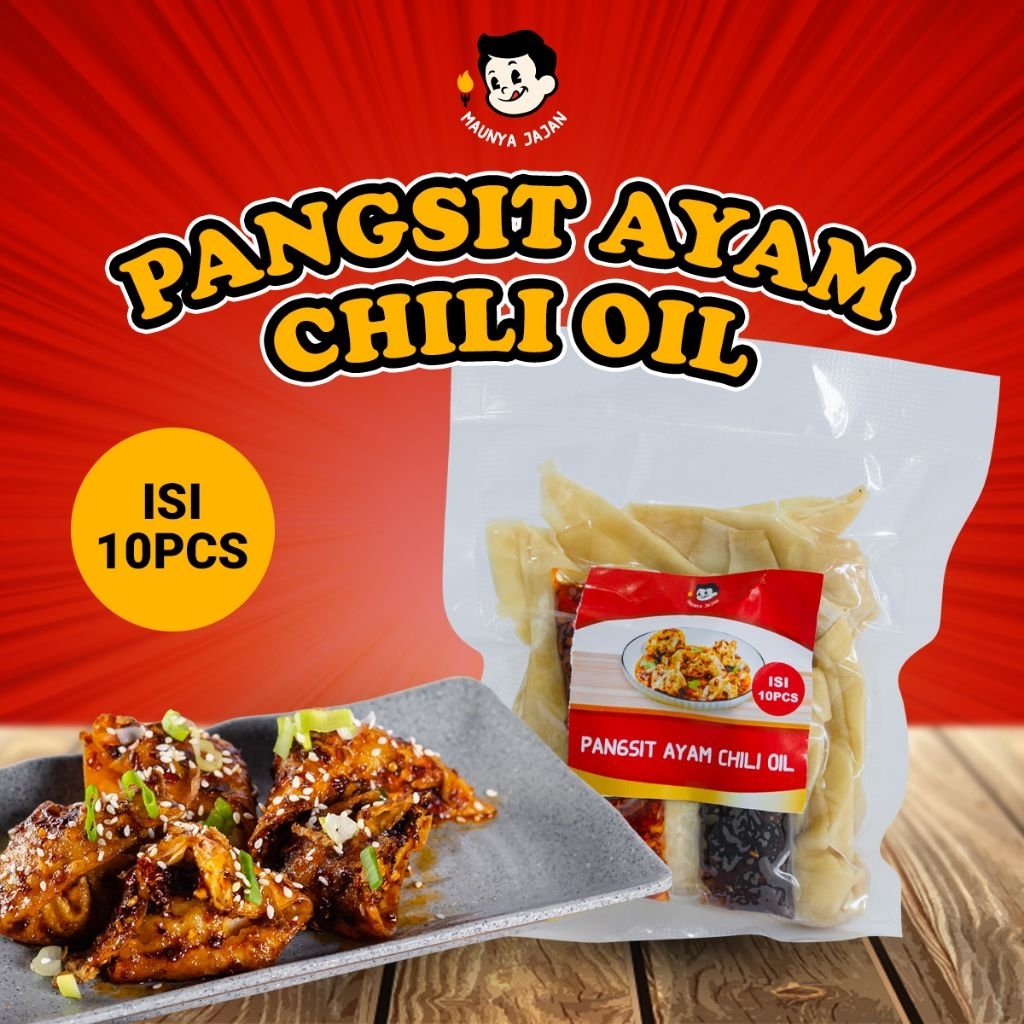 

Pangsit Ayam Chili Oil Isi 10