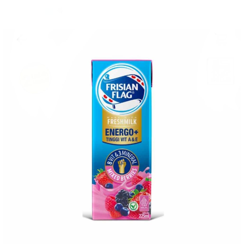 

Frisian flag susu uht energo mixed berries TPK 225 ml
