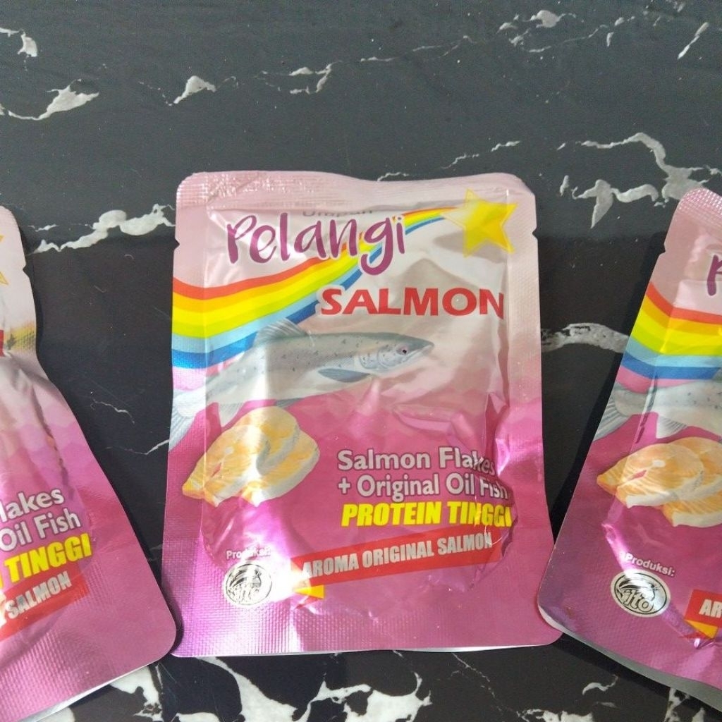 umpan pelangi salmon