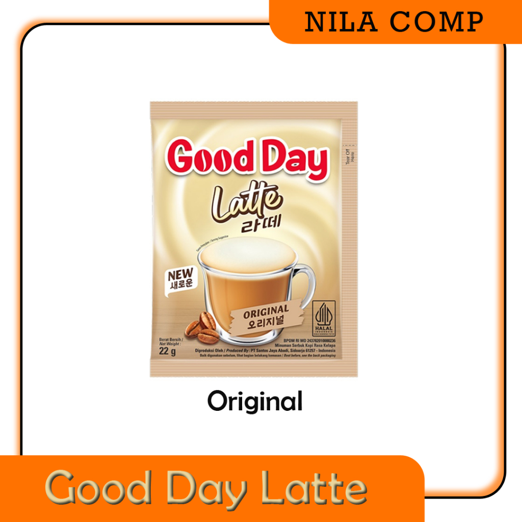 

Good Day Latte Butterscotch, Original NEW PRODUCT | COD Free Ongkir - 1 sachet