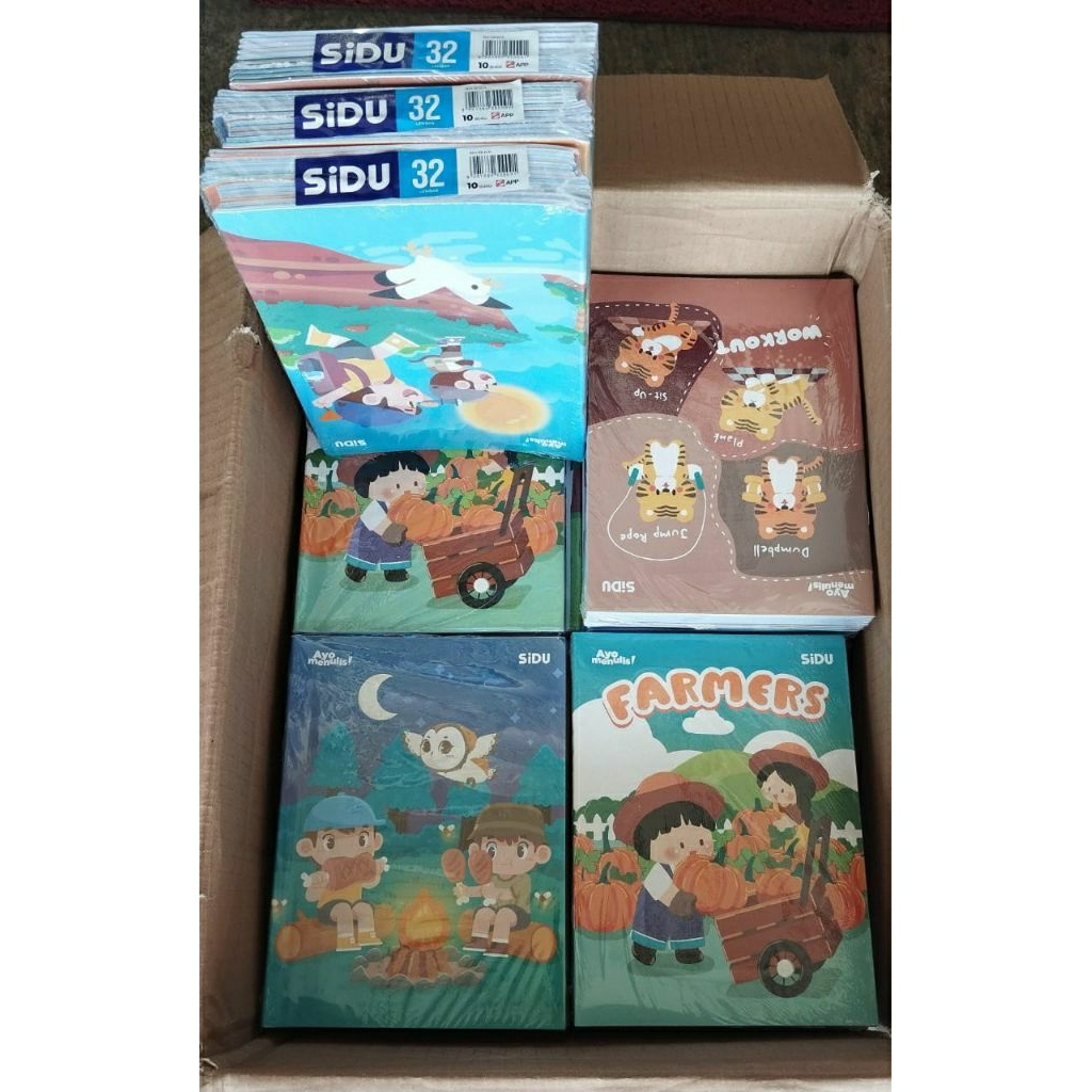 

Buku Tulis SiDU 32 Lembar 1 Pak (10pcs)