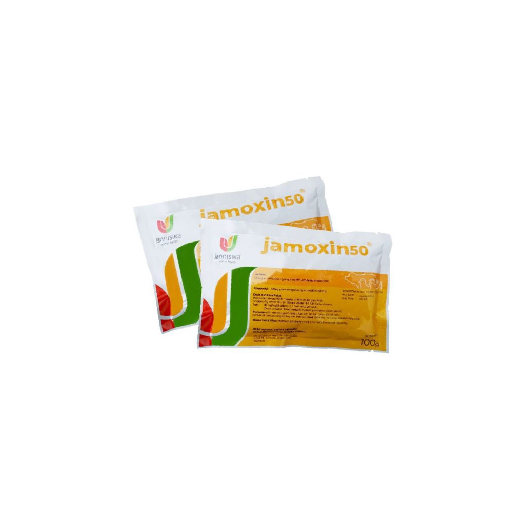 JAMOXIN50 100 GRAM - antibiotik obat ayam amox