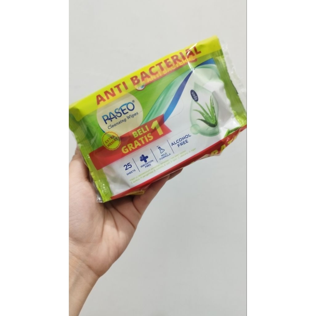 Tisu Basah Paseo Cleansing Wipes/Tisu Basah/tisu basah tas/tisu basah kecil