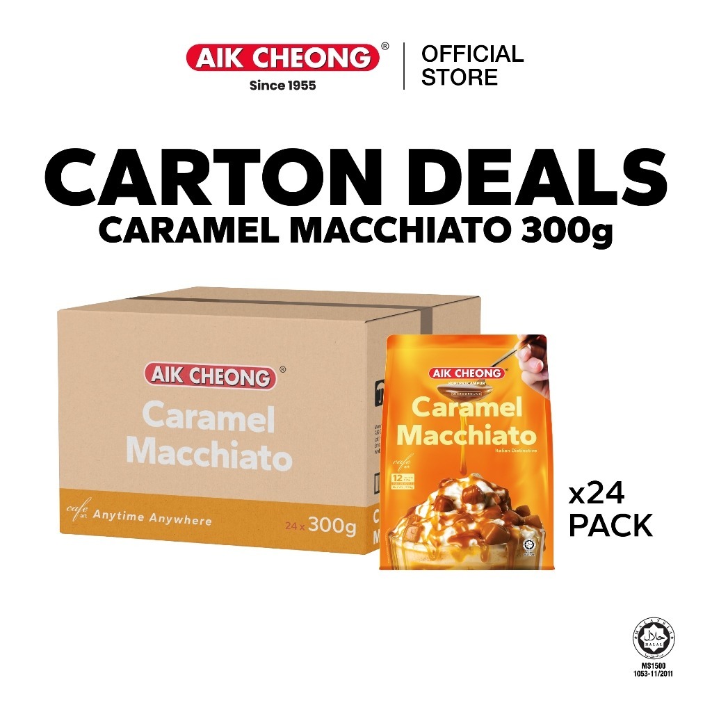 

Aik Cheong Caramel Machiato Cafeart Carton Deals - 24 Packs