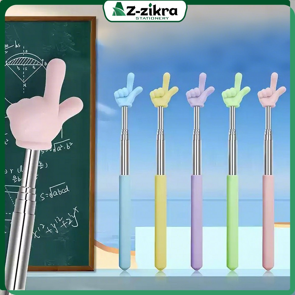 

Penunjuk Papan Tulis Tongkat Pointer Untuk Mengajar Alat Stationery / Tongkat Tunjuk Praktis Extendable Pointer Teleskopik Az Zikra Stationery A123