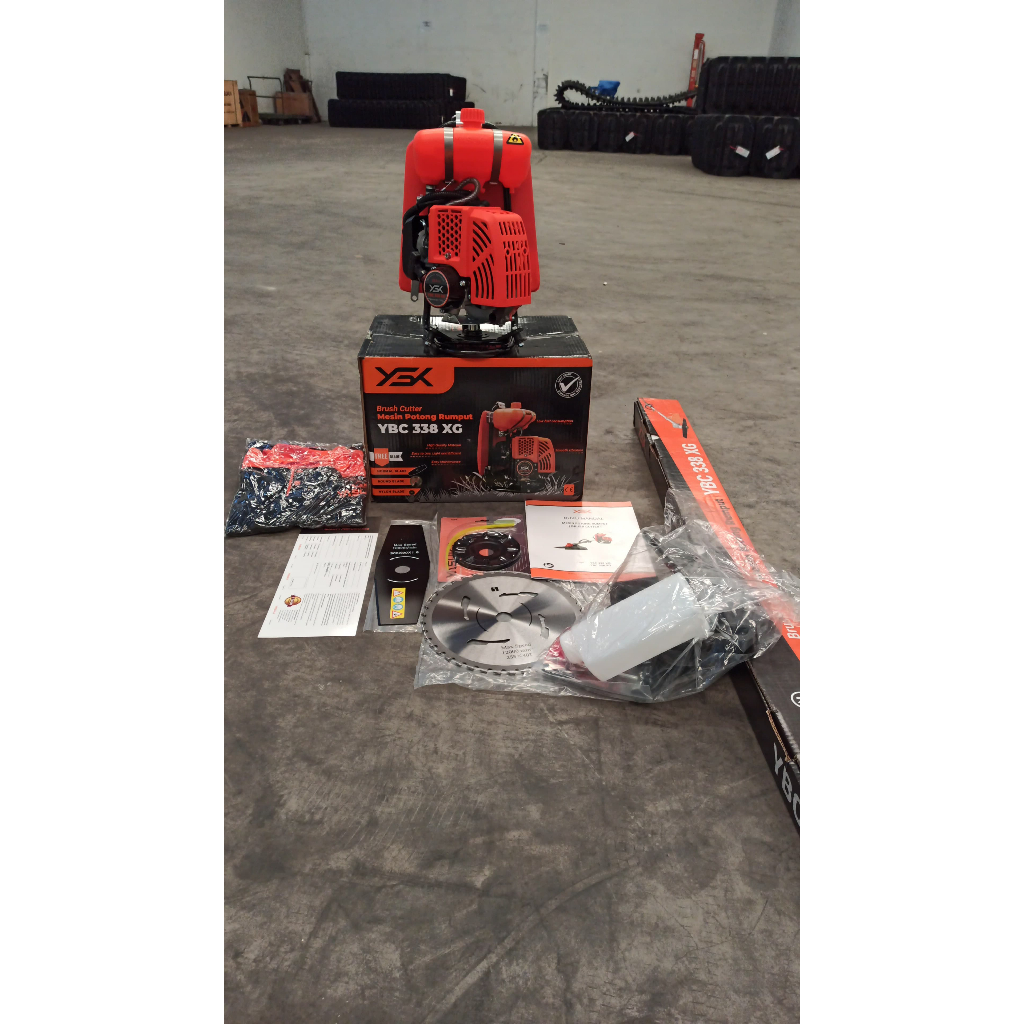 YBC 338 XG YASUKA BRUSH CUTTER | MESIN POTONG RUMPUT YBC338 XG YASUKA 2 TAK