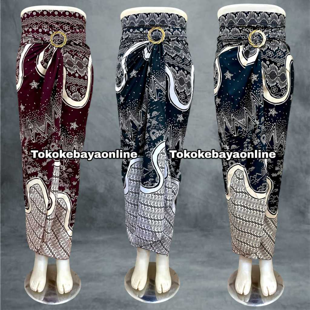 Rok Lilit Batik Kebaya | Bawahan Kebaya | Rok Kebaya Modern Batik Kekinian | Motif Kain Terbaru