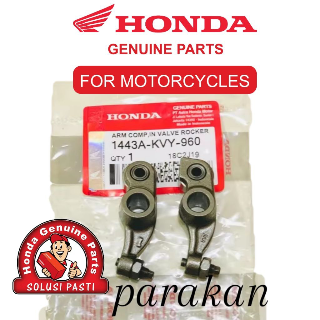 1443A-KVY-960 PLATUK KLEP SET BEAT PLATUK KLEP HONDA BEAT KARBU SCOOPY KARBU SPACY KARBU REVO ABSOLU