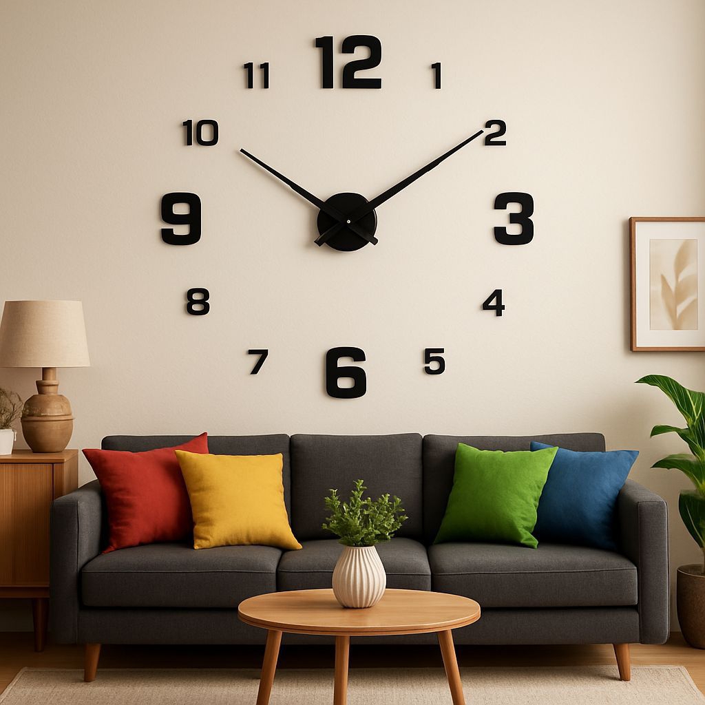 jam dinding aesthetic ruang tamu jam dinding jumbo minimalis pajangan dinding