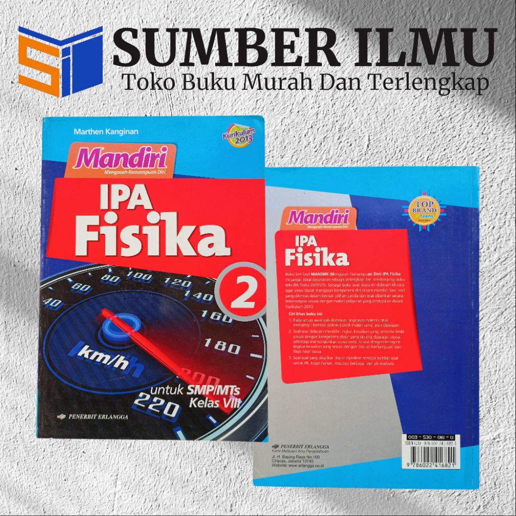 Buku Seri Soal Mandiri IPA Fisika untuk SMP/MTs Kelas 8 Kurikulum 2013