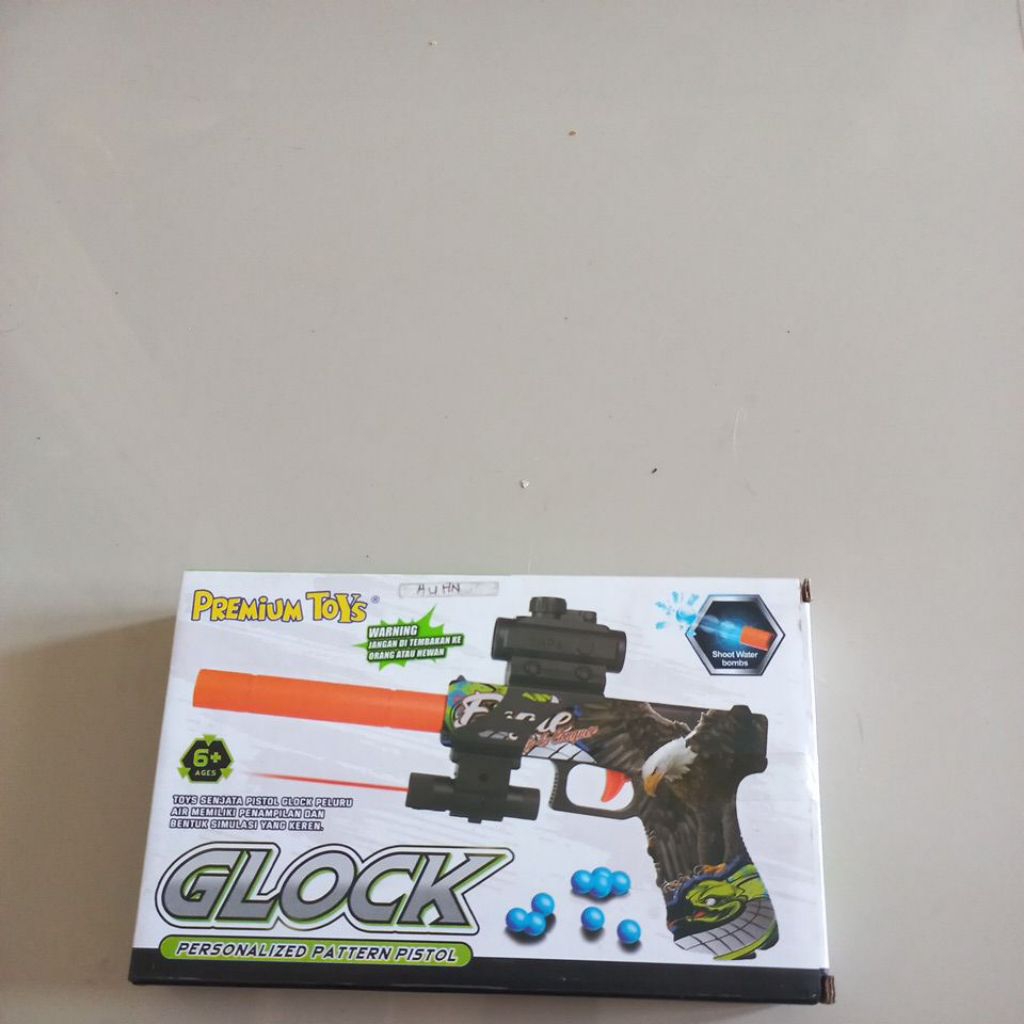 MAINAN ANAK GLOCK WATER GEL BLASTER