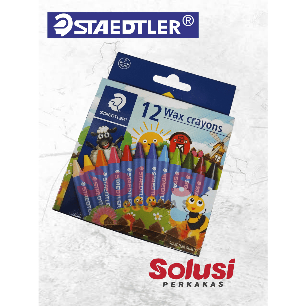 

WAX CRAYONS 12PCS 2200-NC12 STAEDTLER