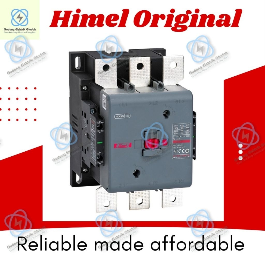 KONTAKTOR / CONTACTOR HDC3160KUE7 ; 220V ; 160A ; Himel ; ORIGINAL