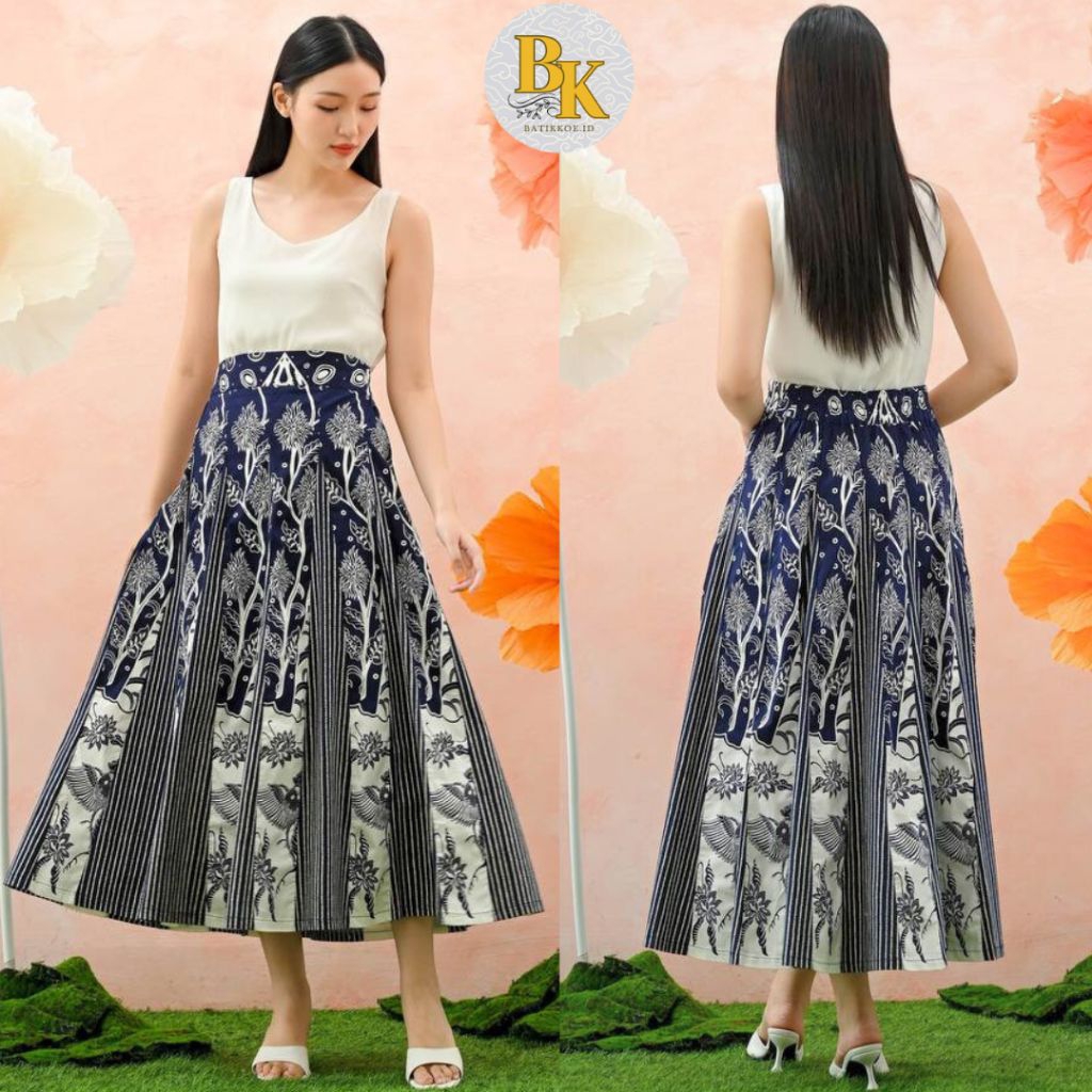 HT 141 - Rok Batik Wanita / Bawahan Batik Wanita Modern