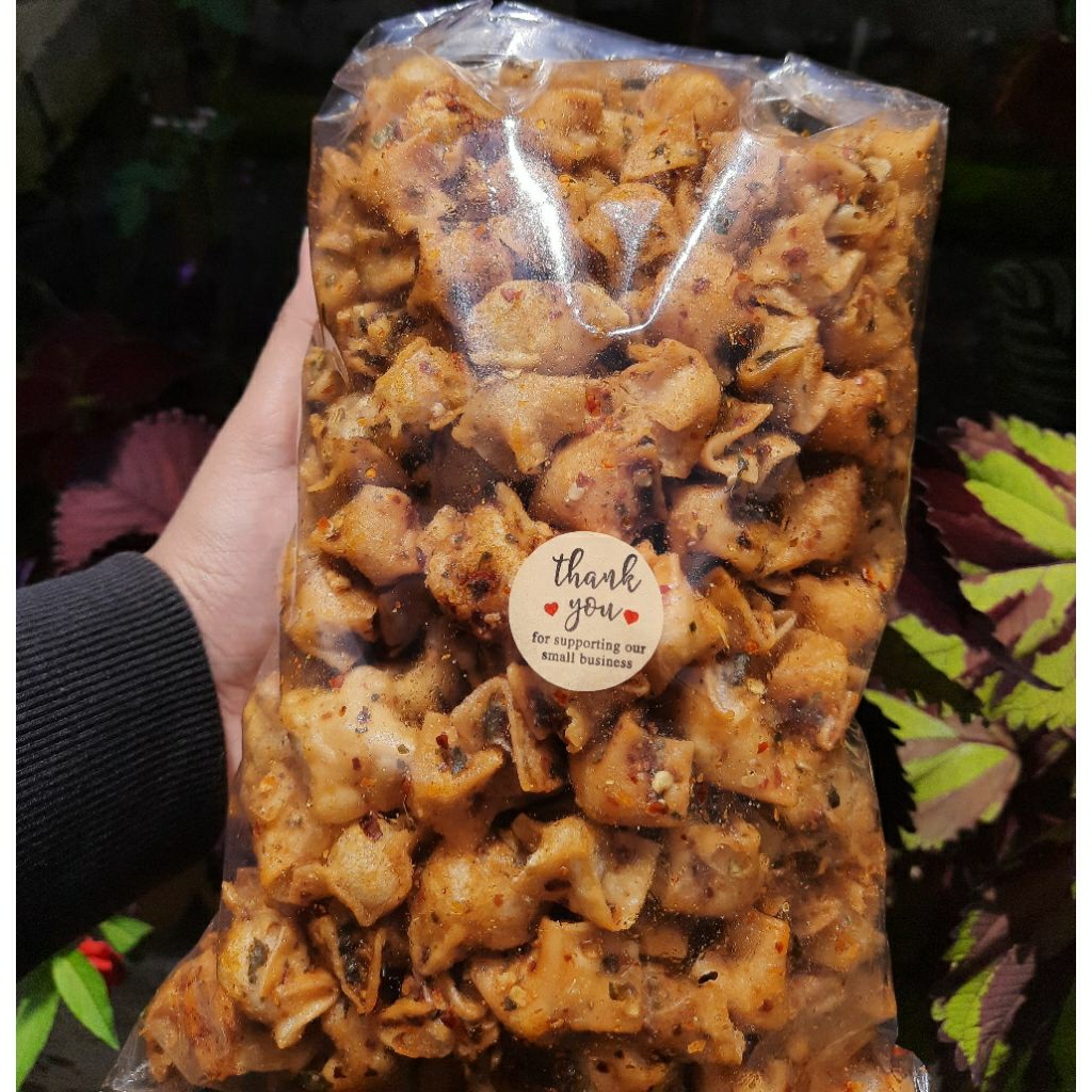 

Siomay kriuk pedas daun jeruk 500gr