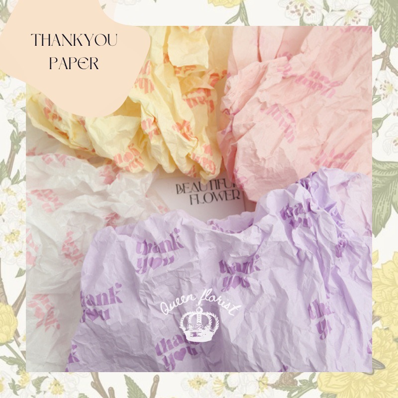 

50X70CM THANKYOU PAPER SHELL PEARL WRAPPING PAPER SERUT KERTAS ROTI KERTAS PACKAGING BAJU EXCLUSIVE PROPERTI FOTO KERTAS KADO BUNGKUS GIFT WRAP CELLOPHANE BUKET BUNGA