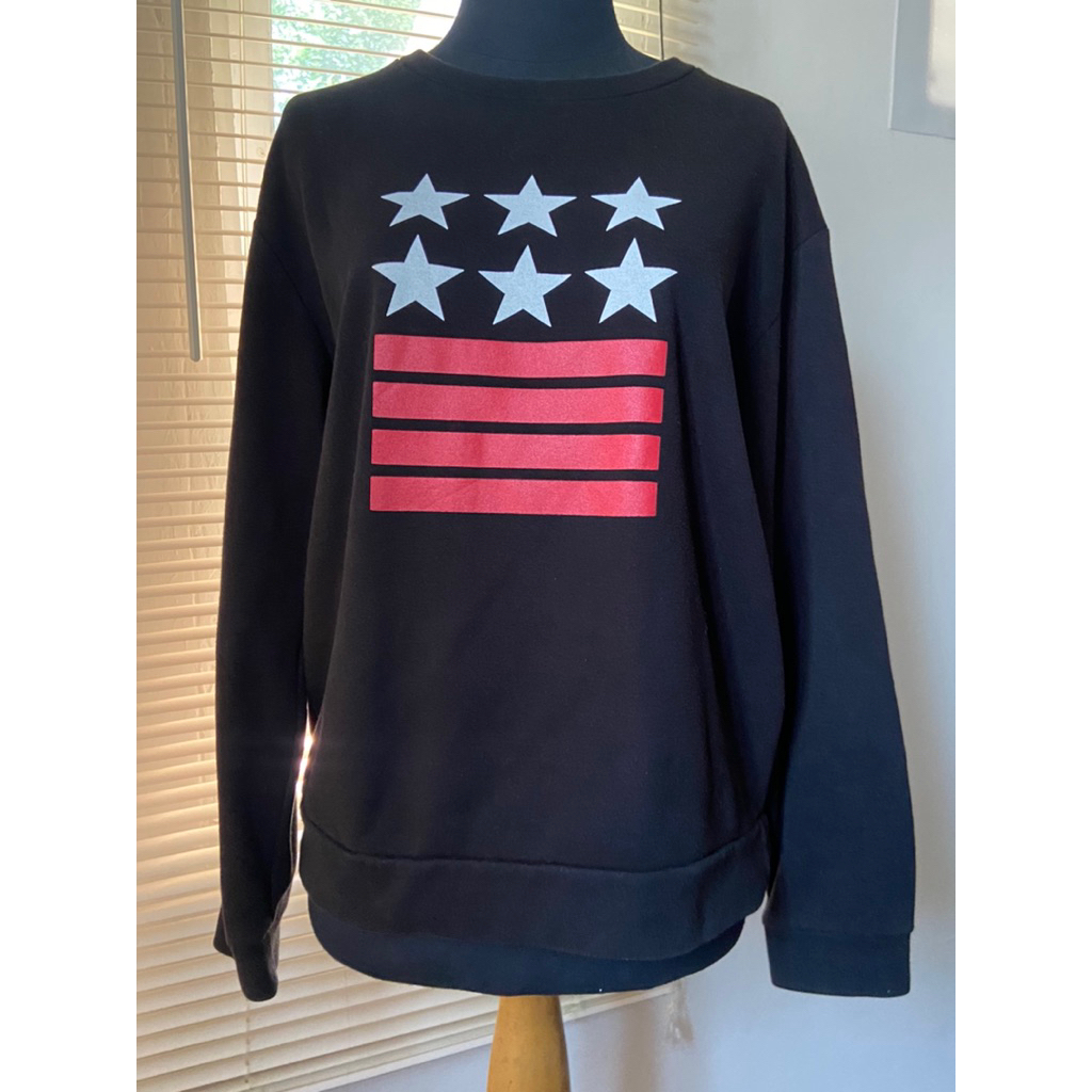 preloved crewneck hitam