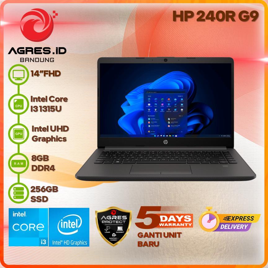 HP 240R G9 I3 1315U 8GB 256GB 14" FHD IPS