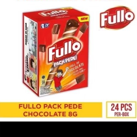 

Fullo Wafer Chocolate 1 Box Isi 24 pcs Wafer rasa Coklat