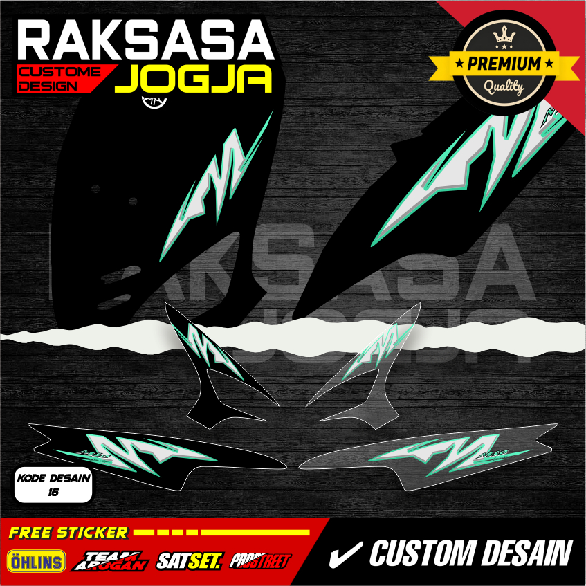 striping mio sporty smile transparan merah putih biru kuning hitam hijau vinil max decal ZK-MIO-03