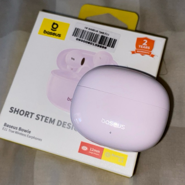 TWS Baseus Bowie E11 (PINK) | wireless earphones | tws earphones murah