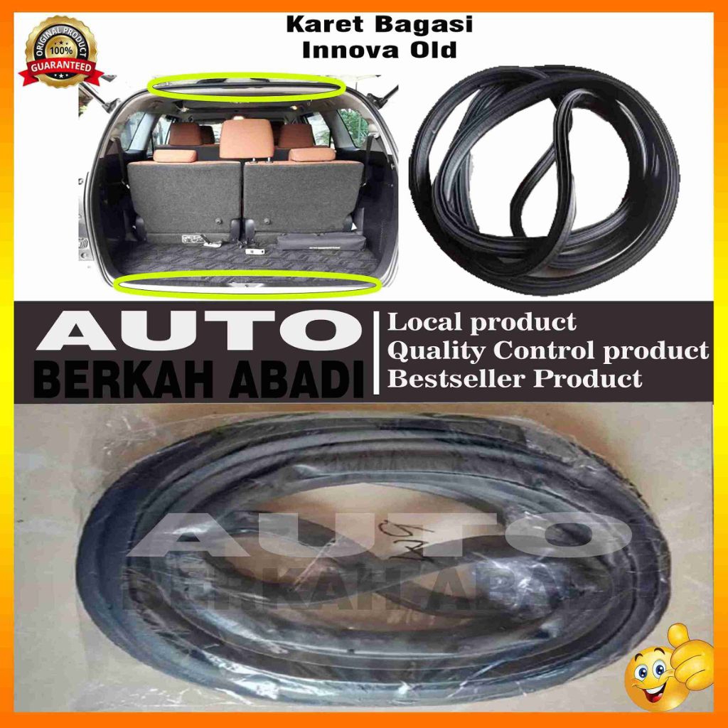 karet bagasi mobil innova lama(karet peredam bagasi innova)