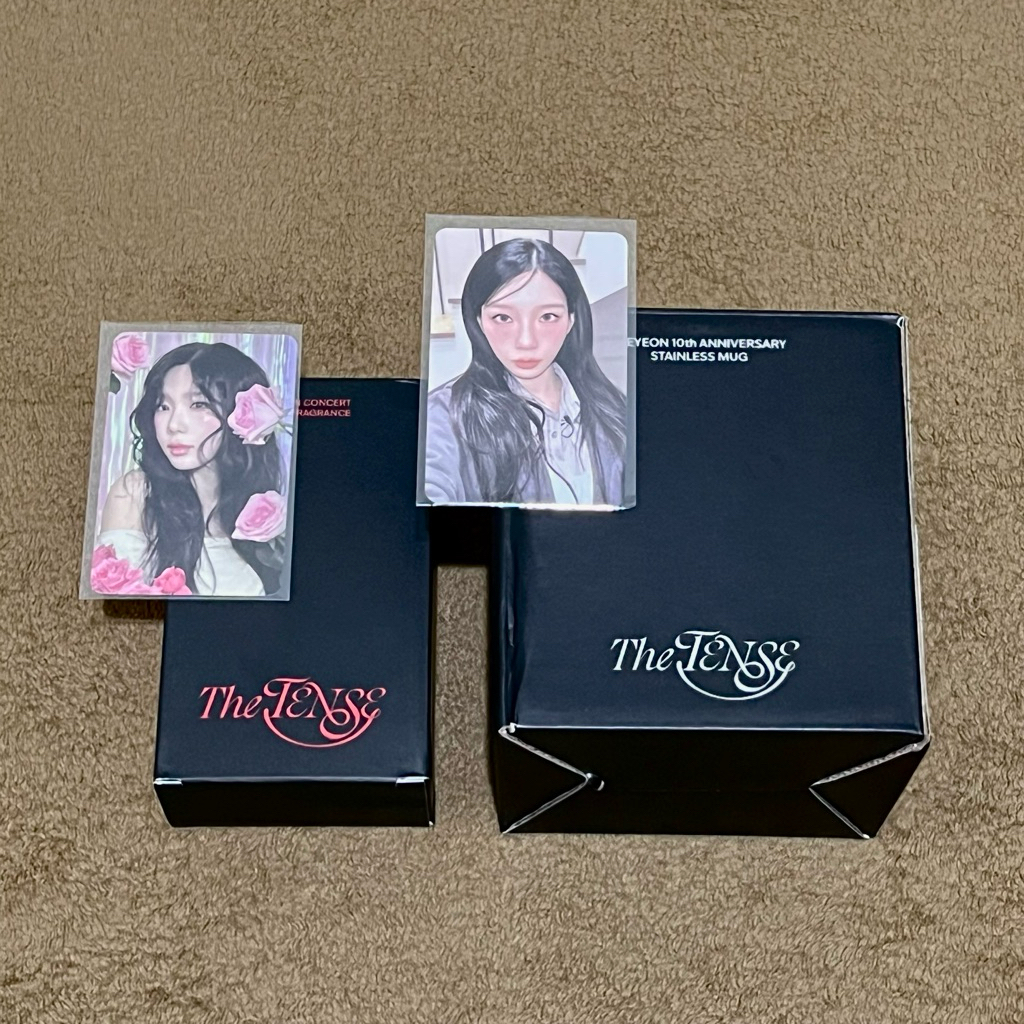 [GANTI JNE] Taeyeon The Tense MD Mood Fragrance Stainless Mug PC Photocard (SNSD Girls Generation)