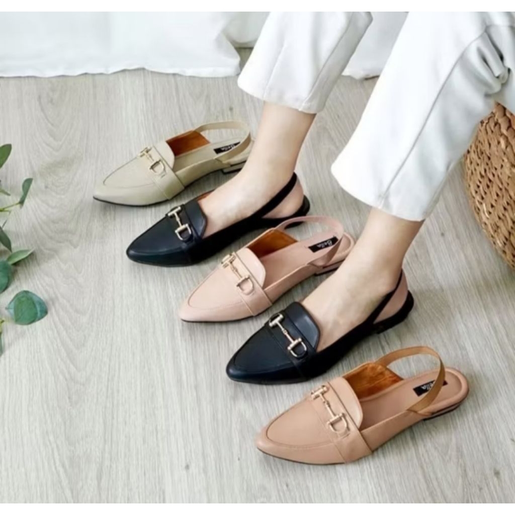 FLATSHOES WANITA SINTADIA TALI BELAKANG