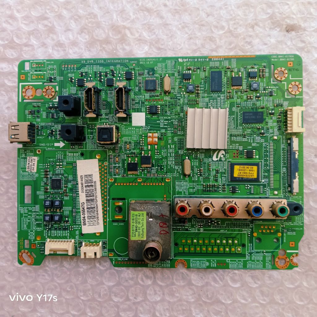 MB MOBO MAINBOARD MESIN TV SAMSUNG UA32EH5000 UA32EH5000M NORMAL TESTED
