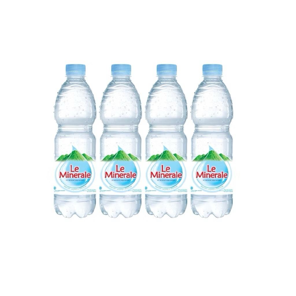 

Paket 4 botol Le Minerale 600ml