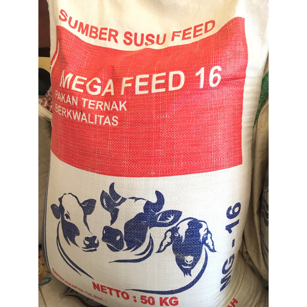 MEGA FEED 16 Sumber Susu Konsentrat Sapi Eceran 1Kg