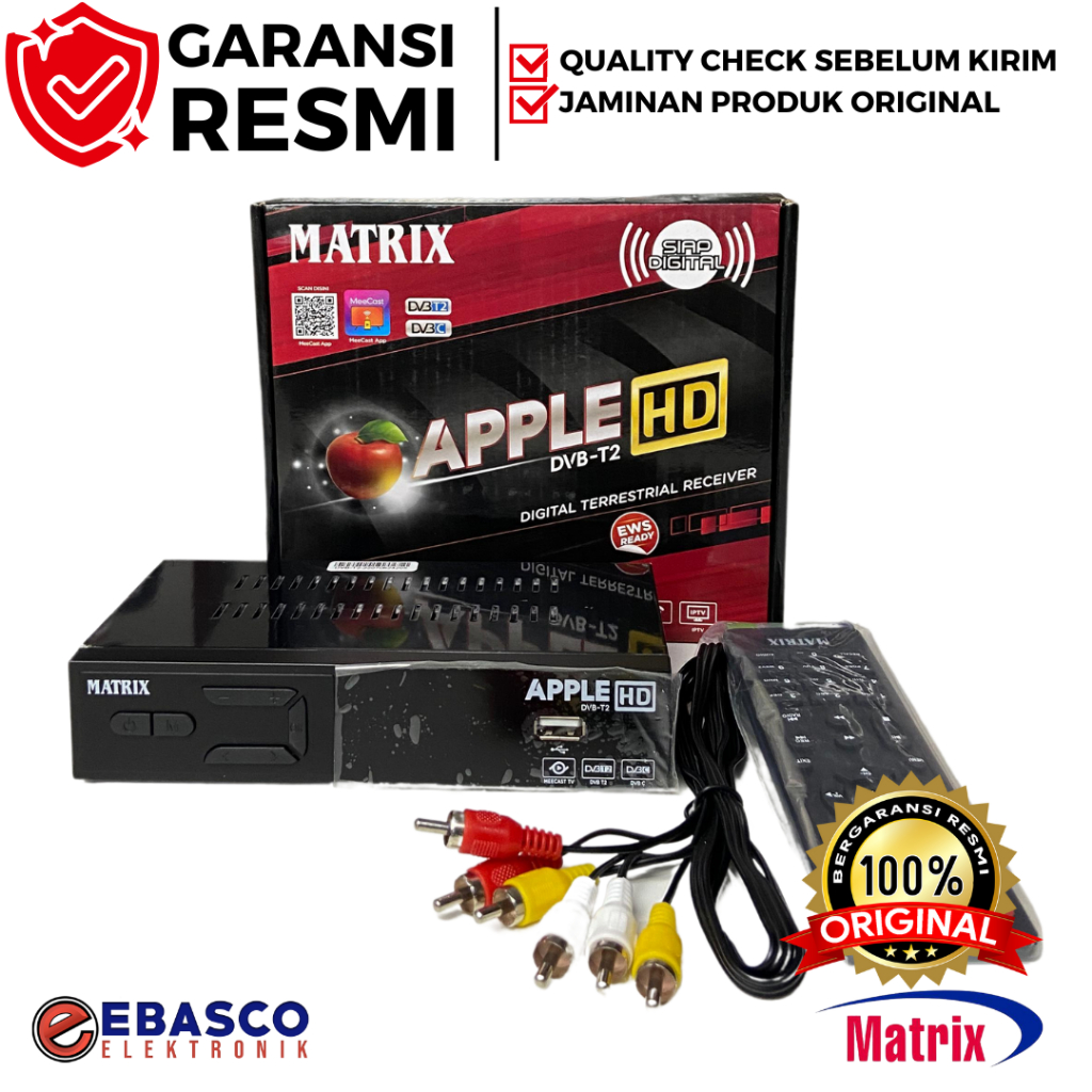 Matrix Set Top Box TV Digital / alat antena digital Apple