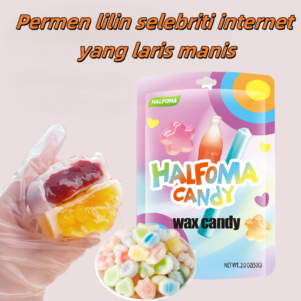 

Permen lilin Makanan ringan terlaris Makanan halal Permen ukuran sedang gratis ongkos kirim