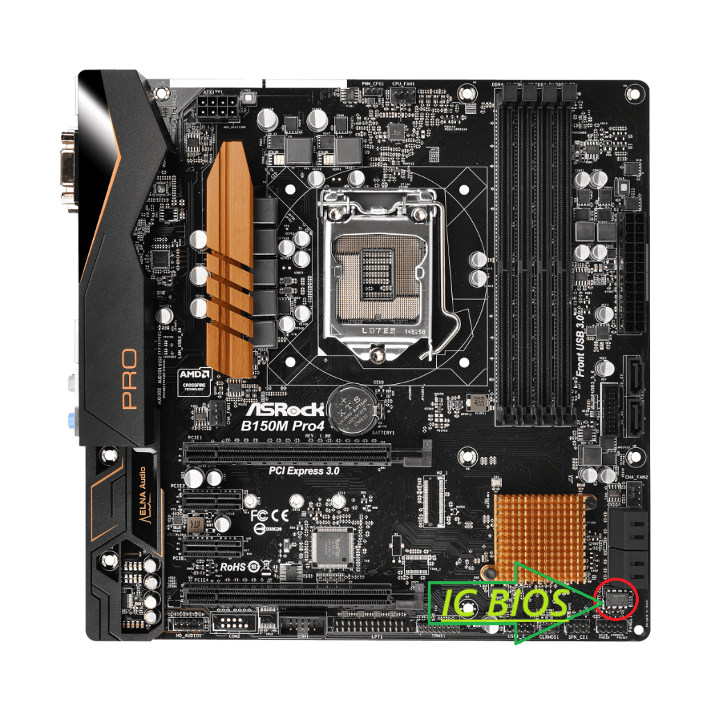IC BIOS ASRock B150M Pro4