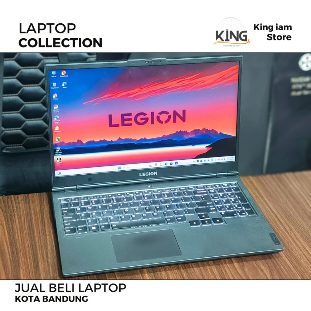 LENOVO LEGION 5 i7 GTX 1660Ti | Laptop Gaming & Desain Bekas Gahar Siap Pakai