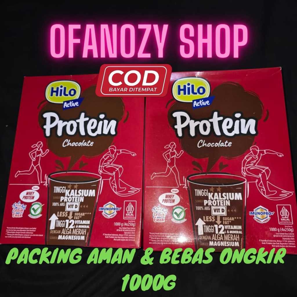 

HiLo Active Chocolate 1000g - Susu Dewasa Tinggi Kalsium Sumber Protein Mineral Organik Alga Merah