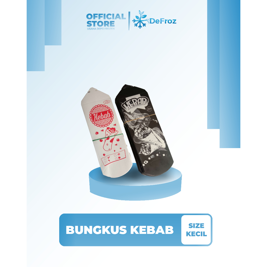 Bungkus Kebab / Kemasan Kebab Kecil Isi 50 Pcs