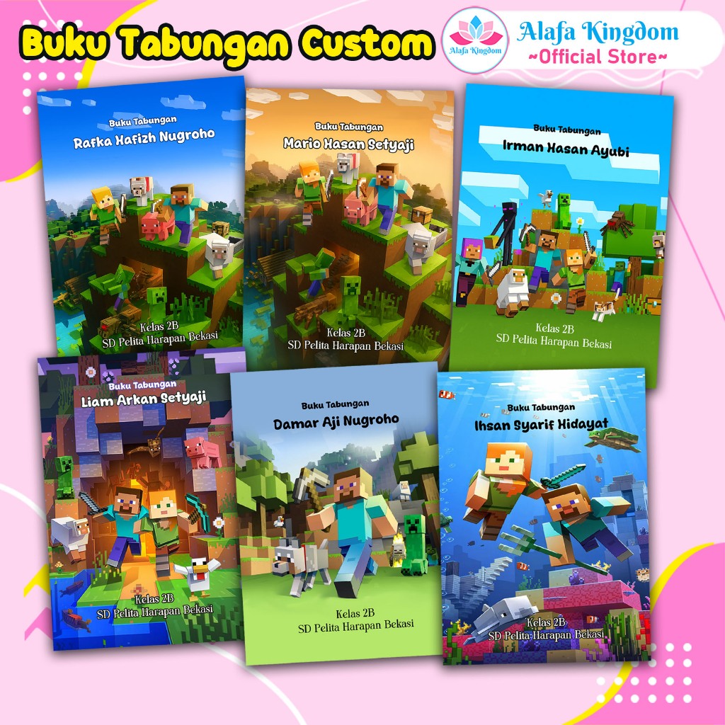 

Alafakingdom Buku Tabungan Custom Tema M1necraftt